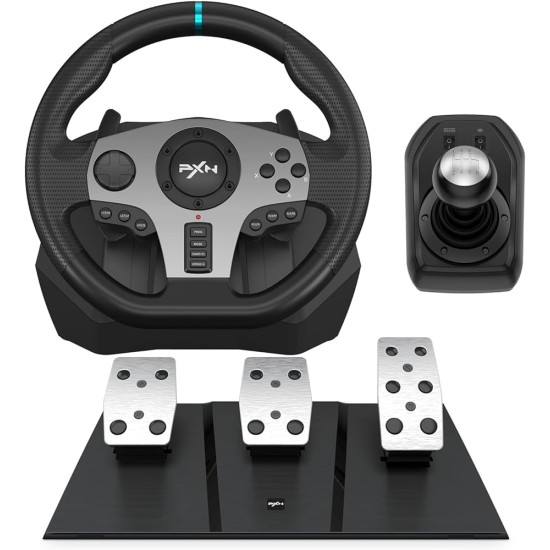 PXN Racing Wheel - Steering Wheel V9 Driving Wheel