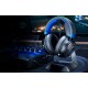 Razer Kraken Gaming Headset: Lightweight Aluminum Frame - Retractable Noise Isolating Microphone - for PC, PS4, PS5, Switch, Xbox One, Xbox Series X & S, Mobile - 3.5 mm Headphone Jack - Black/Blue