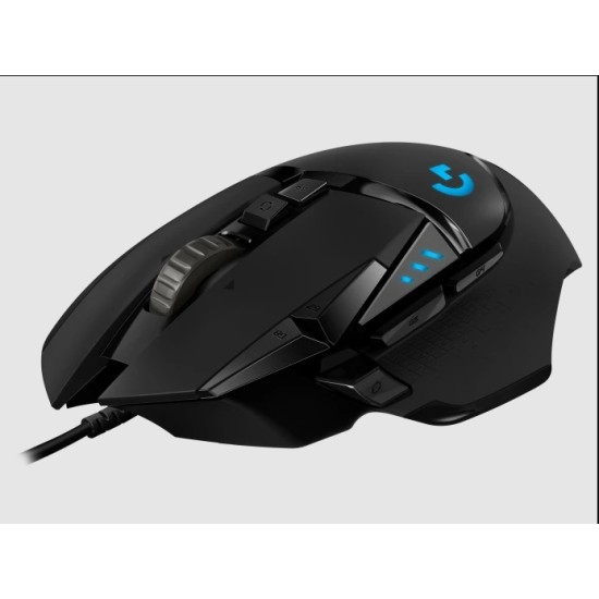 Logitech G502 HERO, Fully Programmable 11 Buttons W/ Hero 25K Sensor RGB High Performance Gaming Mouse (Comes w/ Leather Cord) Logitech G502 HERO, Fully Programmable 11 Buttons W/ Hero 25K Sensor RGB High Performance Gaming Mouse (Comes w/ Leather Cord)