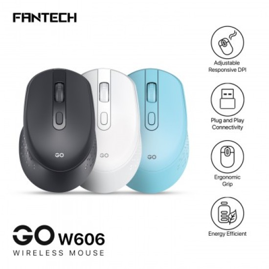 Fantech W192 Wireless Office Mouse (White)