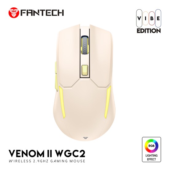 FANTECH VENOM II WGC2 SPACE EDITION WIRELESS PRO-GAMING MOUSE