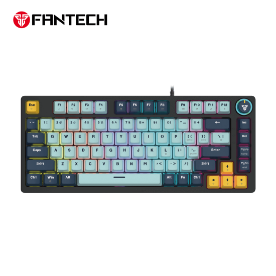 FANTECH ATOM81 MK875V2 MECHANICAL GAMING KEYBOARD – MIZU SERIES SKY BLUE