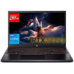 Acer Nitro V15 Gaming Intel Core i5-13420H ,16GB RAM, 512GB SSD, NVidia RTX5050/8GB,15.6” Full HD 165Hz , CAM, BT, Wifi 6,Win11 , (Backlit), Black