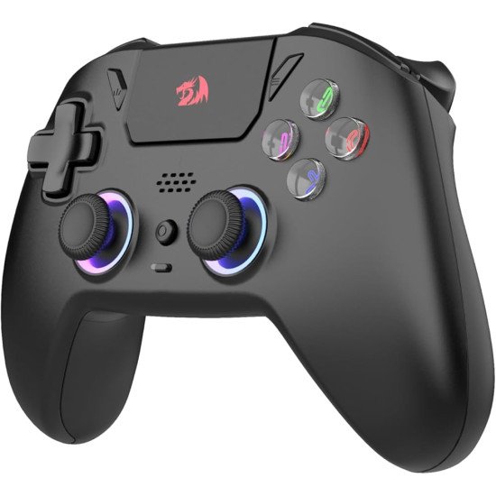 Redragon Darkflame Black Gamer Controller with Analog LEDs and Hall Effect G820 Triggers
