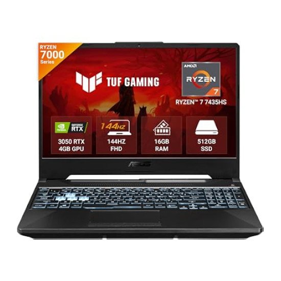 ASUS TUF Gaming A15 (2025) FA506NCQ-HN031 NEW AMD Ryzen 7 170 8-Core up to 4.7GHz 20M Cashe , 32 GB DDR5 4800Mhz RAM , 1000 GB PCIe® 4.0 NVMe™ M.2 SSD , NVIDIA® GeForce RTX™ 3050