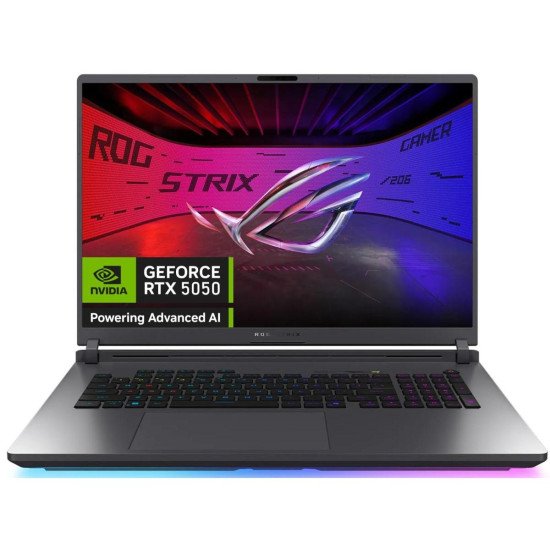ASUS ROG Strix G18 18" IPS FHD+ (1920 x 1200)  144Hz, 14th Gen Intel Core i7-14650HX, Nvidia RTX 5050 8GB GDDR7, 16GB DDR5 RAM, 512GB M.2 PCIe NVMe Gen4 - Eclipse Gray Gaming Laptop