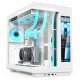 SOEYI U600 Dual Chamber ATX Mid Tower Modern Aesthetic Gaming Pc Case with 2.5K LCD